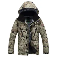 Jacket MEN Snow Costume skiing Clothing outdoor sports ski snowboard 10K waterproof & windproof -30 Warm winter Snow Jacket