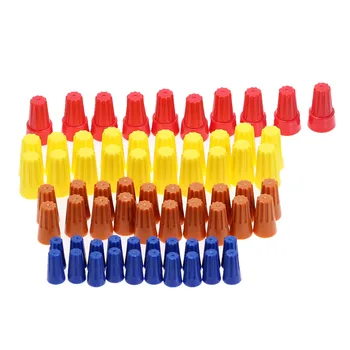 

70PCS Electrical Wire Connection Screw Twist Connector Cap w/ Spring Insert Assortment Kit