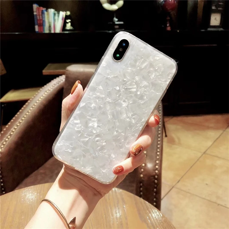 ELETEIL мраморный чехол для iPhone X XR XS Max Fashion Luster противоударный 7 6 S 8 Plus защитный
