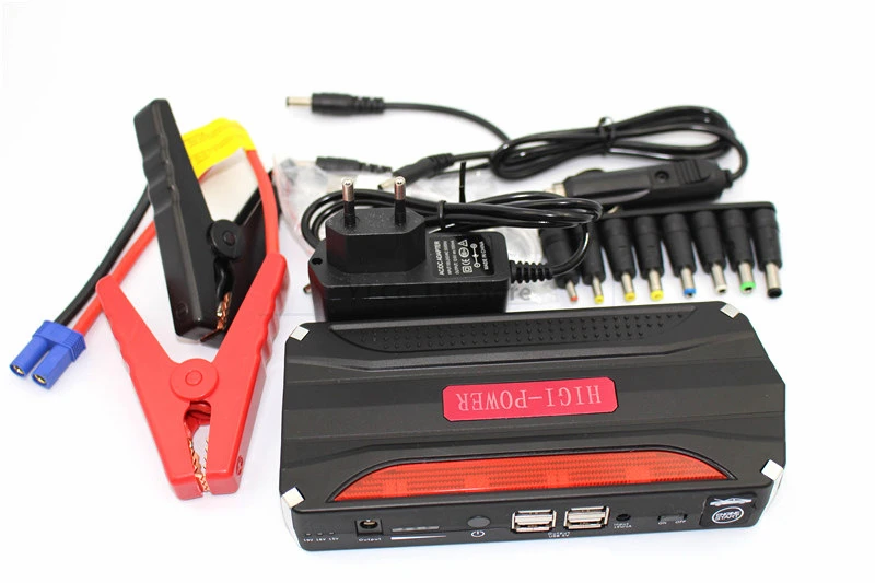 Лидер продаж, 68800 мА/ч, 4USB Многофункциональный Jump Starter Батарея аварийное зарядное устройство для автомобиля Мощность банк Батарея SOS пуско-зарядное устройство для автомобиля молот