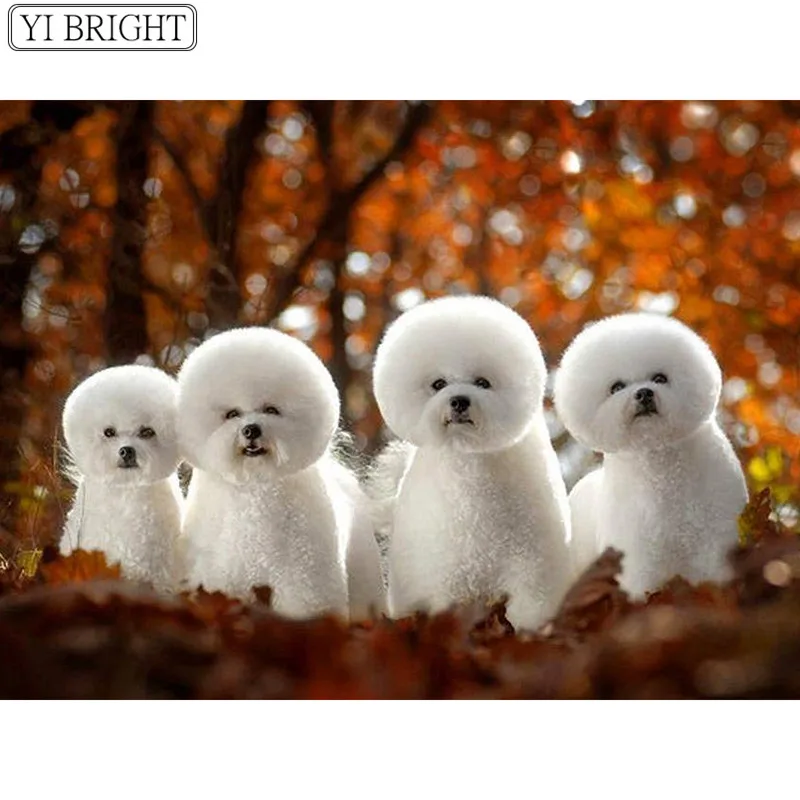 

5D DIY Full Square Diamond Painting Cross Stitch Ice cream dog 3D Diamond Embroidery Rhinestone Mosaic Home Decoration