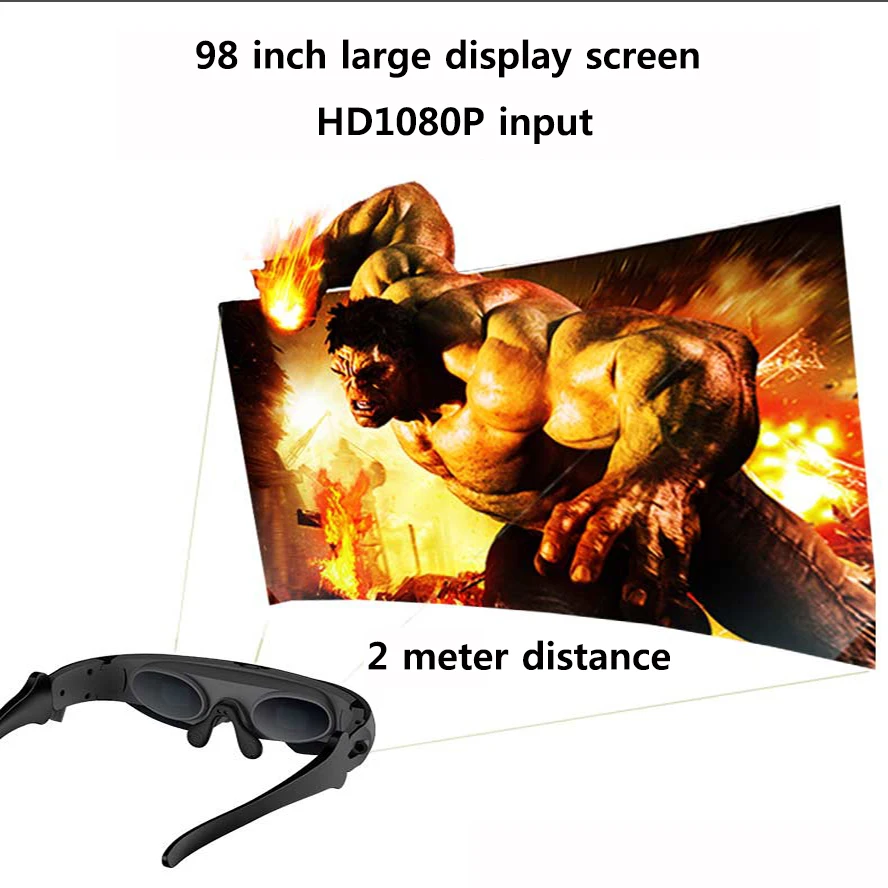 New FPV 3D video glasses 2 meters distance 98