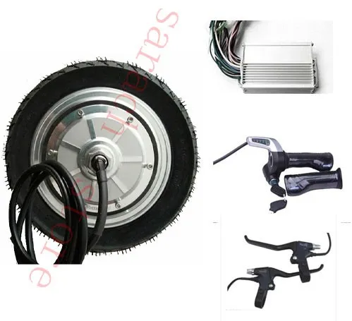 Sale 9 inch 500W  24V electric scooter wheel ,electric brushless non-gear hub motor , electric scooter conversion kit 0