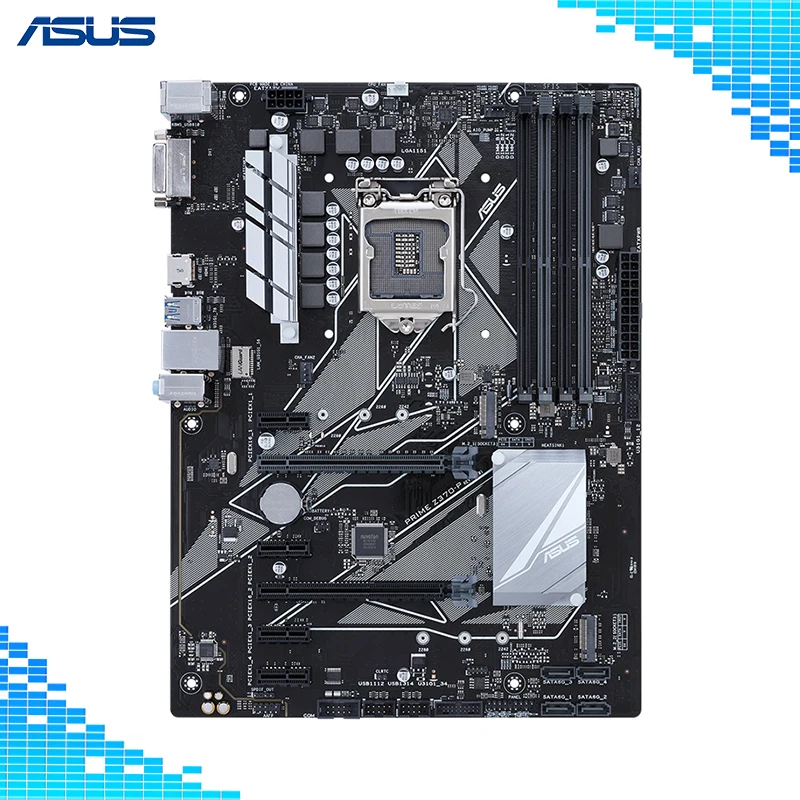

Asus PRIME Z370-P Desktop Motherboard Intel Z370 Chipset Socket LGA 1151 8th GenCore i7/i5/i3/Pentium/Celeron ATX