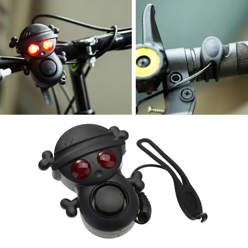 Buy 2018 Plastic Skull Bicycle Bell Loud Road Bike Handlebar Ring Bells
