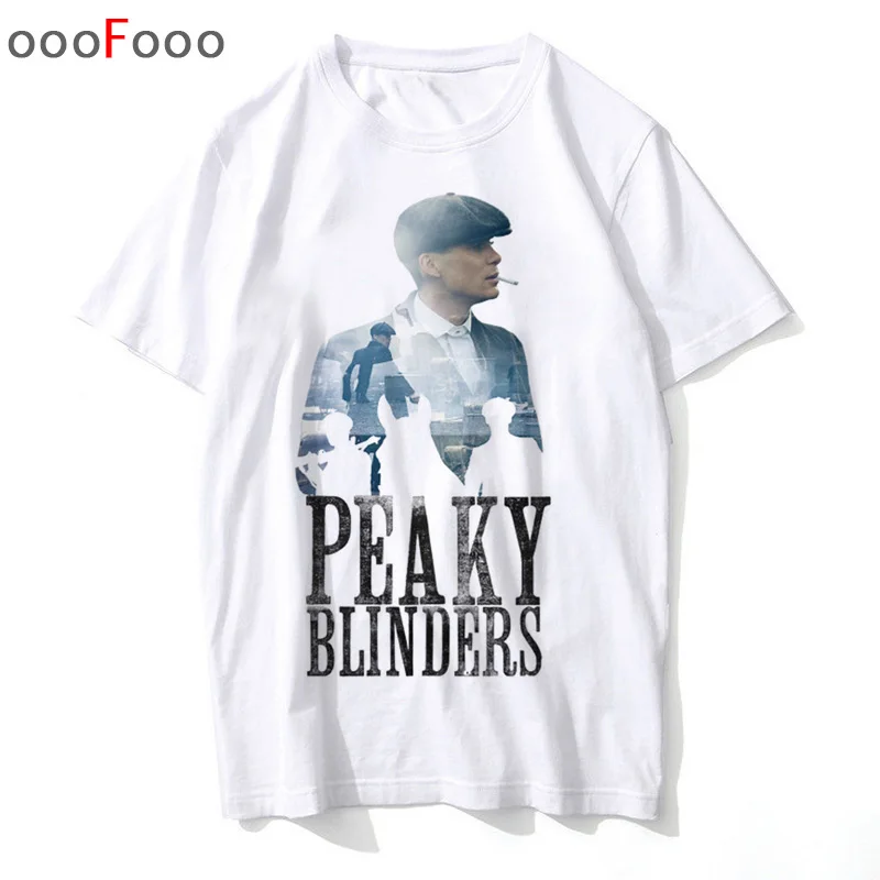 Peaky blinds, футболка, топ, футболка, негабаритная Мужская/женская футболка, модная уличная одежда в стиле хип-хоп, крутая летняя футболка с круглым вырезом - Цвет: 2347