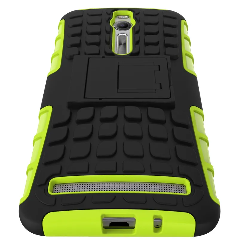 Tim Cook Hybrid Armor Case TPU & PC 2 in 1 Hard Armor Shockproof With Stand Function Cover Cases For Asus Zenfone 2 ZE551ML (2)