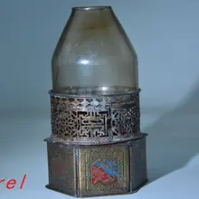 Очень редкий династии Цин Opium лампа, латунь& перегородчатая