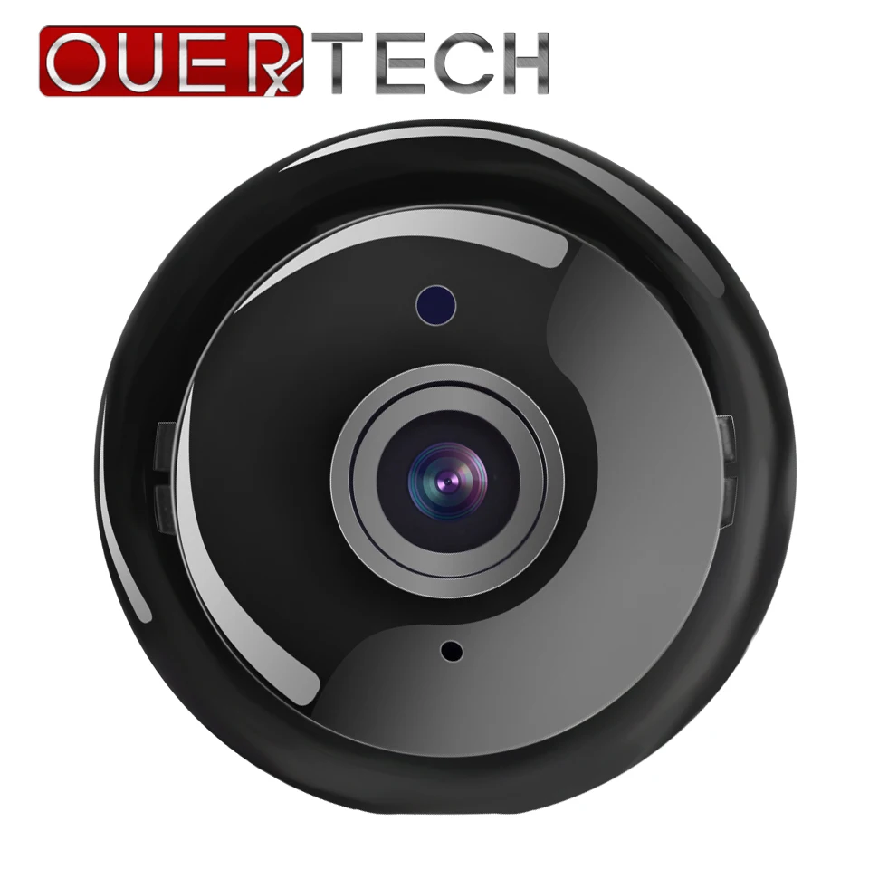 OUERTECH 180 градусов мини панорамный Wi-Fi 720P день и ночь Беспроводная Смарт IP мини камера Поддержка TF слот для карт