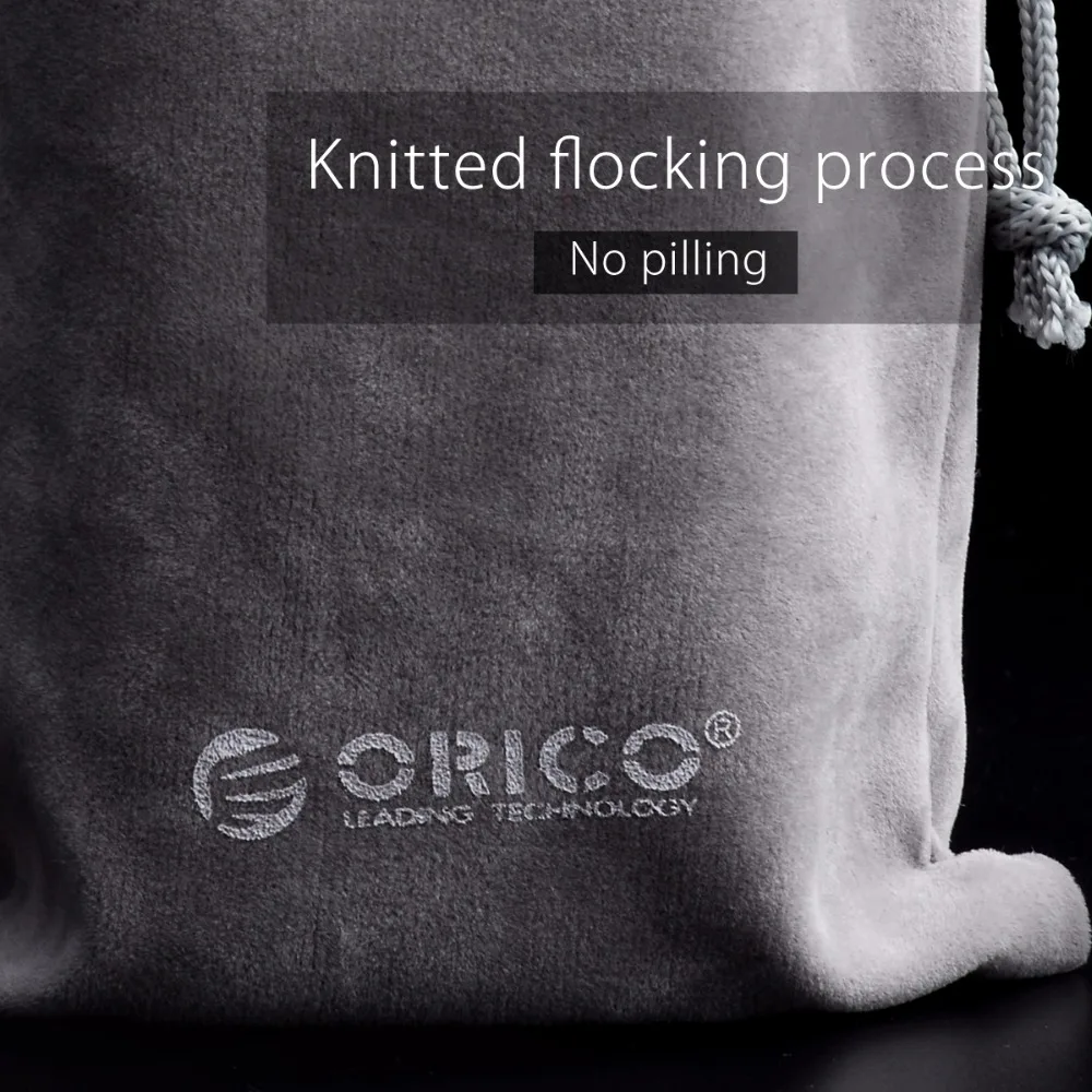 ORICO SA1810 Portable Drawstring Pouch For Phone /Power Bank Velvet Packaging Bags & Gift bags For many Objects