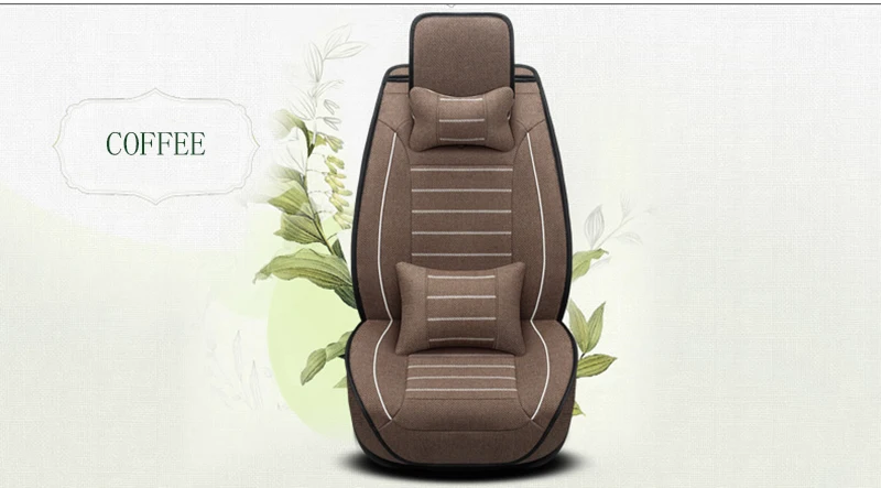 Лен крышка сиденье автомобиля чехлы для сидений автомобиля из ткани, пригодная для nissan x-trail almera suzuki vitara opel внутренние аксессуары, сиденье Чехлы для автомобиля