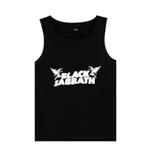 Музыка тяжелого металла рок-группа черный Sabbath Танк Топы поп классический металлический музыкальный ремешок черный Sabbath летняя майка с бретелями жилет плюс размер