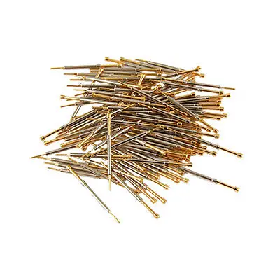 

1.1mm Serrated Tipped Metal Spring Test Probes Pin 100pcs CSP-1H