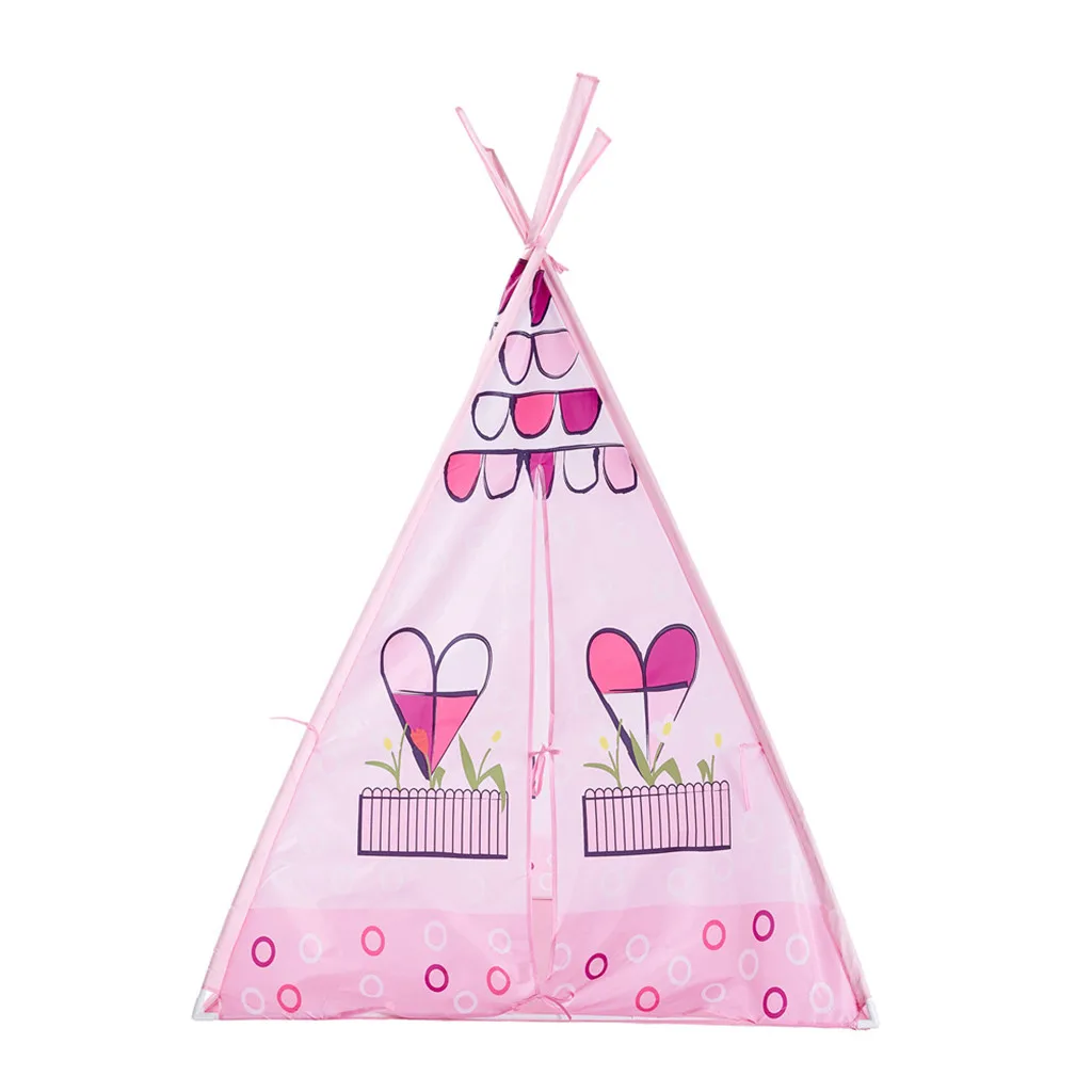 Детские палатки Teepee детский игровой домик хлопковая кровать тент навес складная