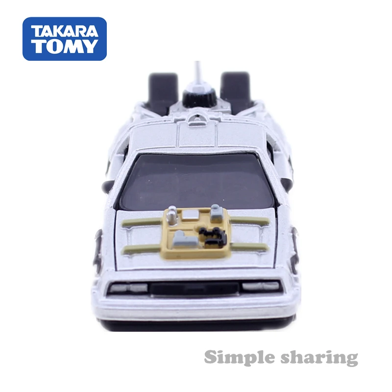 Takara Tomy Dream Tomica DELOREAN PART3 Назад в будущее № 146 литая под давлением металлическая популярная модель двигателя коллекционные подарки Детские игрушки