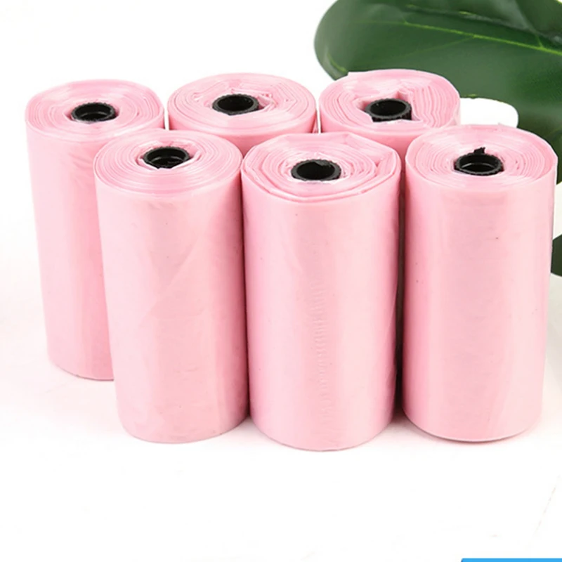 Lixo Biodegradável Rosa Sacos De Lixo Banheiro