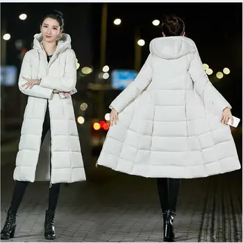 

Brieuces Winter Jacket Women Thick Warm Female Cotton Coat Parkas Long jaqueta feminina Women Hooded Coat Plus Size XS-6XL