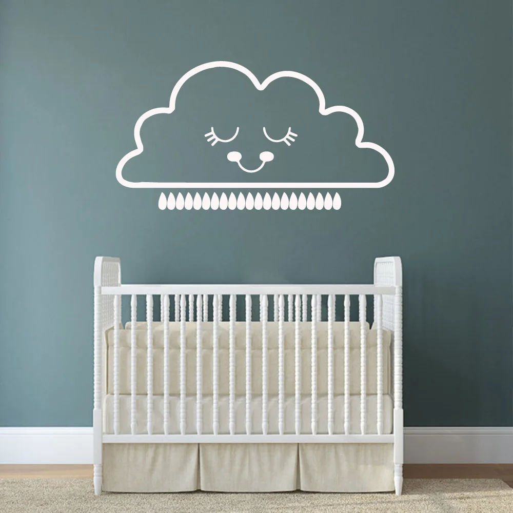 

Pretty Cloud Removable Art Vinyl Wall Stickers Decor For Baby's Room Bedroom Nursery Decoration Decal wallstickers