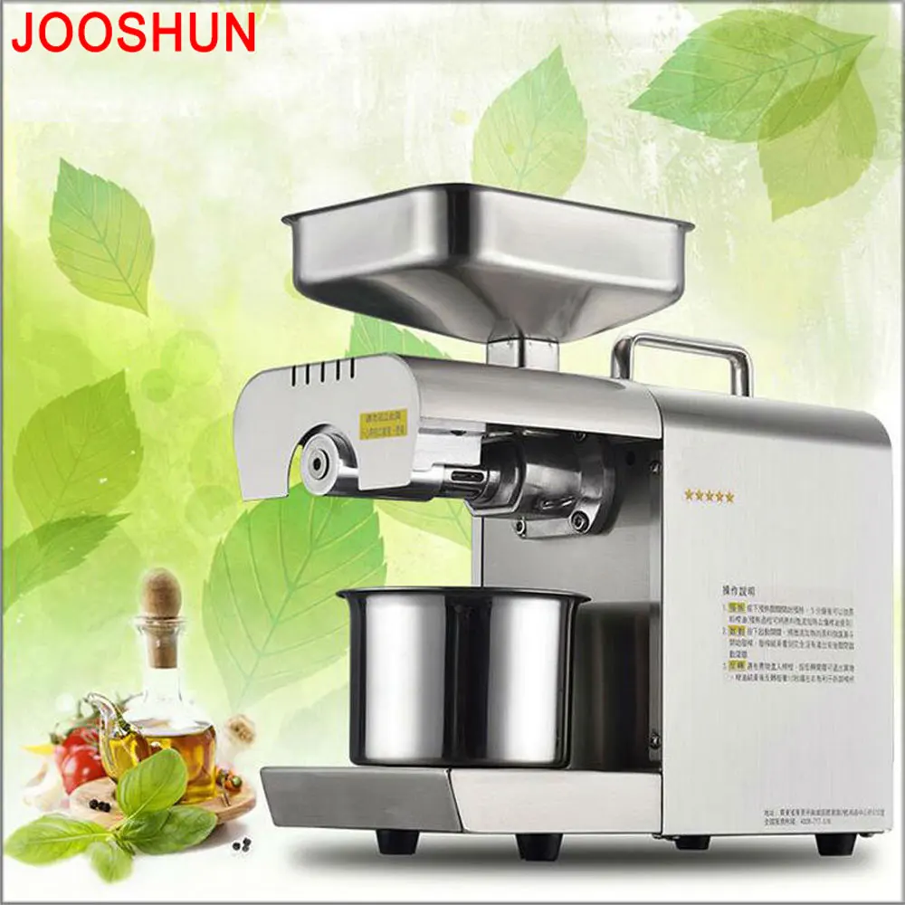 Jooshun Oil Press Machine Food Grade Automatic Home Oil Press Machine