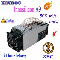 Новый Asic шахтер Innosilicon A9 ZMaster 50 k sol/s Equihash Zcash ZEC BTG ZCL горные машины лучше, чем Antminer Z9 Z9mini M3 S9