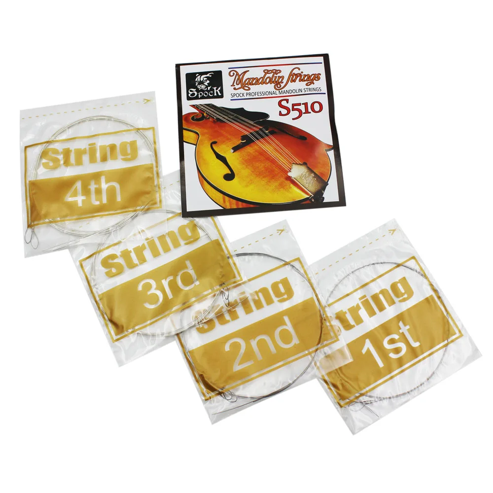 4pcs/set Exquisite Mandolin String Stainless Steel Strings Mandolin