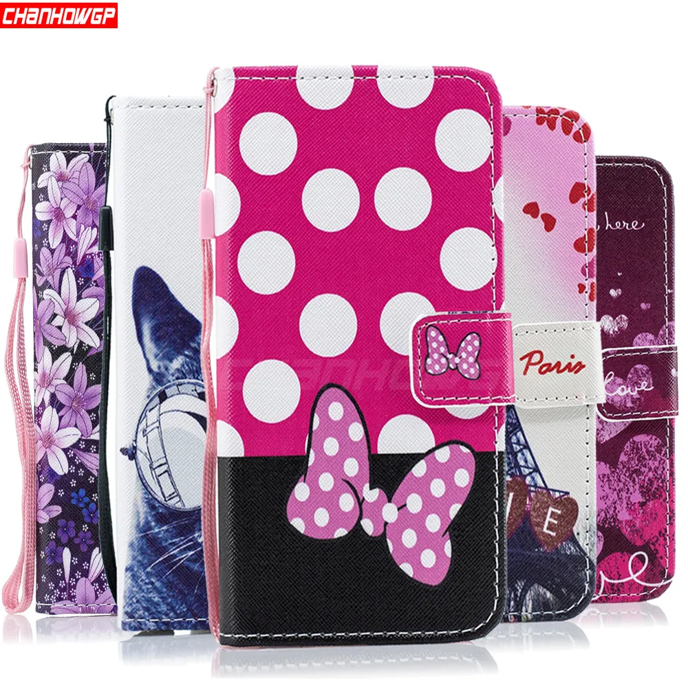 

Cute Patterned Flip Wallet Case For Samsung Galaxy A10 A20 A30 A40 A50 A70 S10 plus S10e A7 A9 A6 J4 J6 J8 Plus 2018 Cover