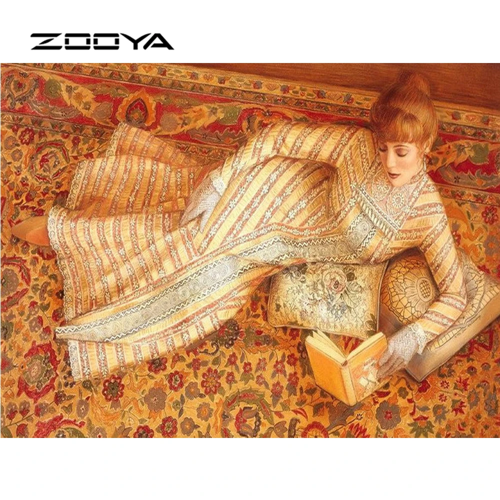 ZOOYA Алмазная картина леди красота элегантная Вышивка Узор Стразы Декор набор