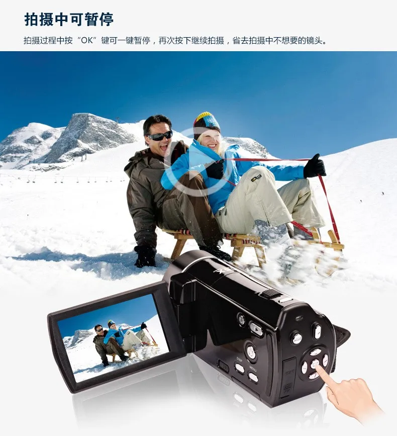 Высококачественная беспроводная видеокамера Winait 24MP 5.0MP CMOS 16X с цифровым зумом FHD 1080P 3," ЖК-дисплей hdv видеокамера