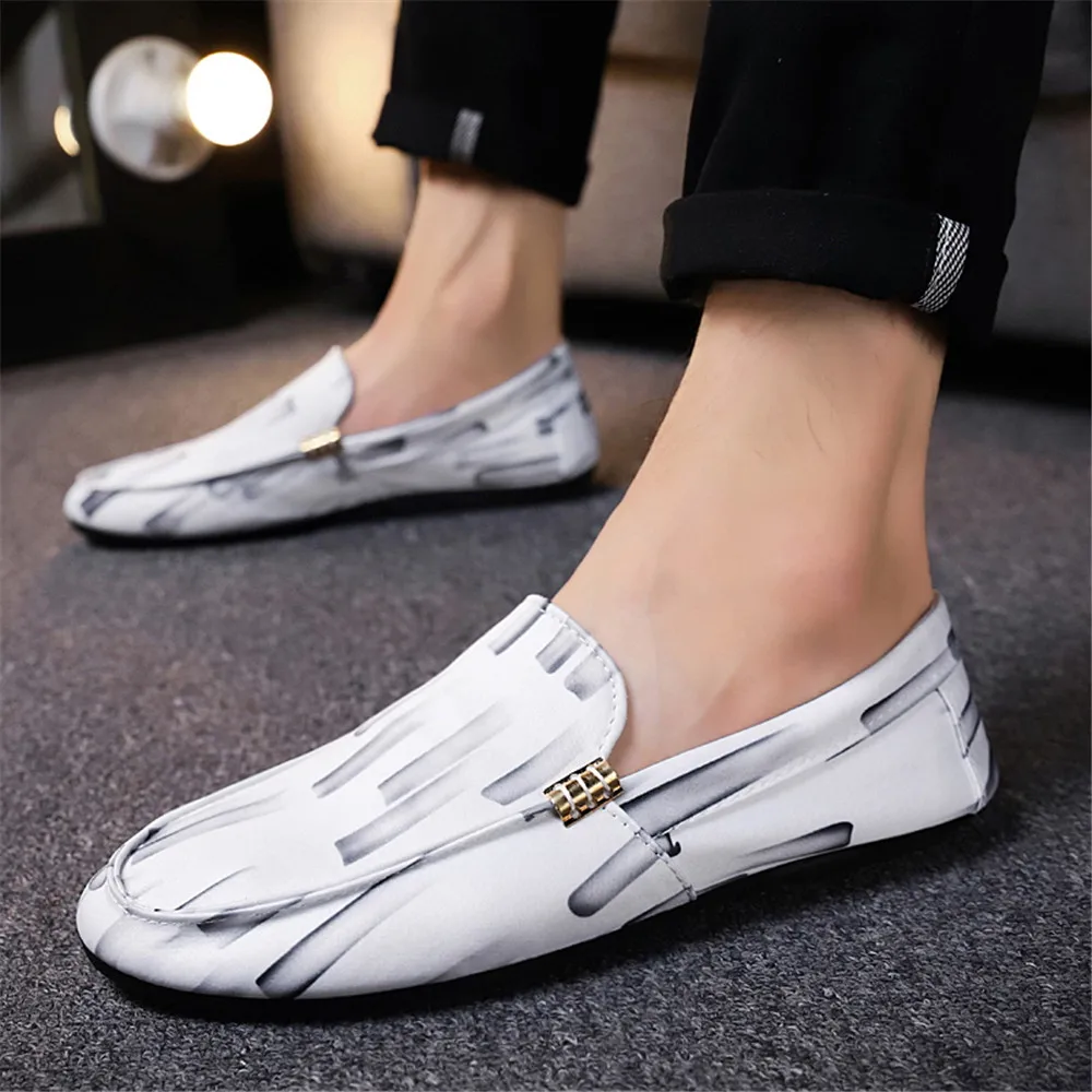 Causal Shoes Men Loafers Leather Moccasins Driving High Quality Flats For Man size 39-44 | Обувь