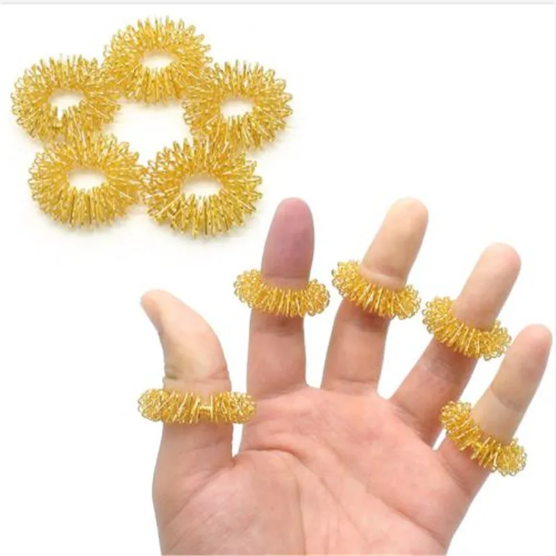 1Pcs Finger Massage Ring Mini Acupuncture Body Relaxation Weight Loss Ring Health Tools Stainless Steel Spring Color Random Hot 1Pcs Finger Massage Ring Mini Acupuncture Body Relaxation Weight Loss Ring Health Tools Stainless Steel Spring Color Random Hot