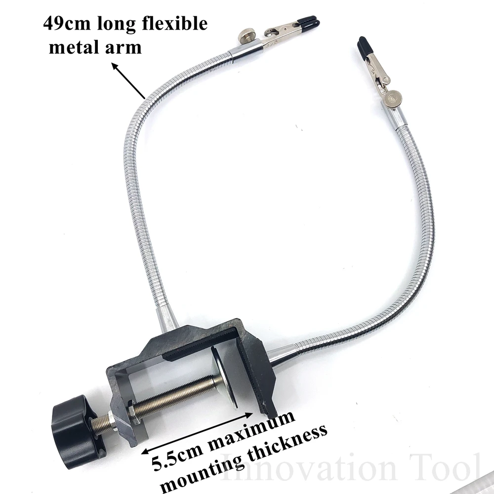 Рука помощи третий Pana ручной инструмент для пайки стол тиски зажим 2 металлический гибкий рычаг Аллигатор зажим печатной платы Держатель джиг приспособление