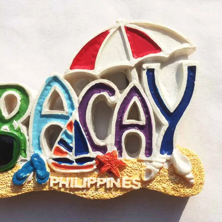 Филиппины Boracay креативный океан ветер Радуга Письмо туристический сувенир