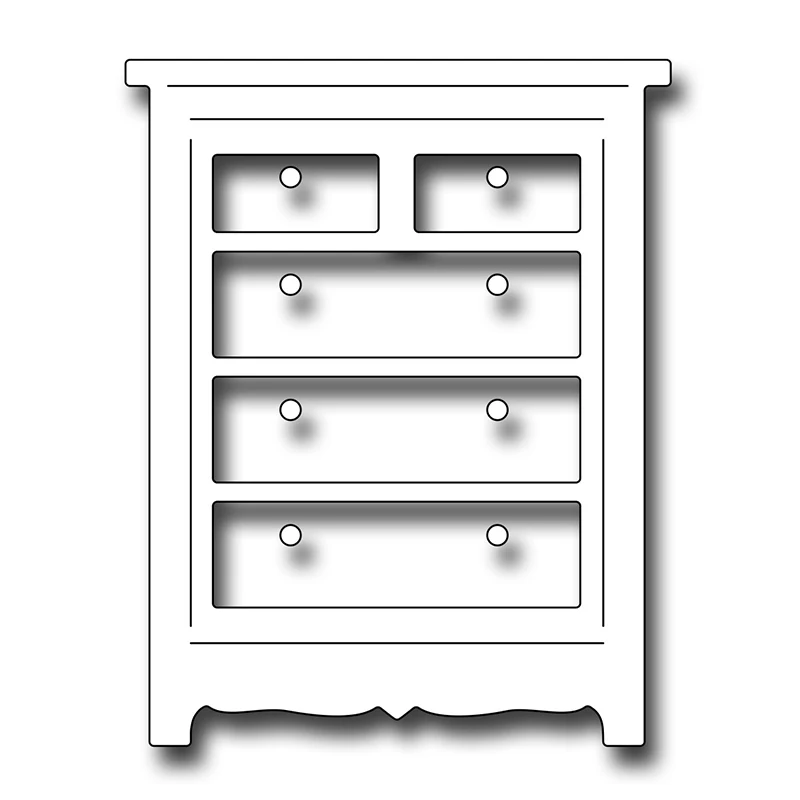 

Locker Cabinet Metal Cutting Dies Stencil For DIY Scrapbooking Decorative Embossing Suit Paper Card Die Cutting Template 2018