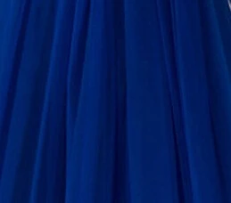 Короткие пышные газовые юбки средней длины юбка-пачка принцессы для танцев, подружки невесты falda - Цвет: blue