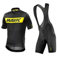 MAVIC Pro летние велосипедные Джерси наборы гелевые мягкие дышащие велосипедные шорты Pro велосипедная одежда Джерси мейло Ciclismo Green