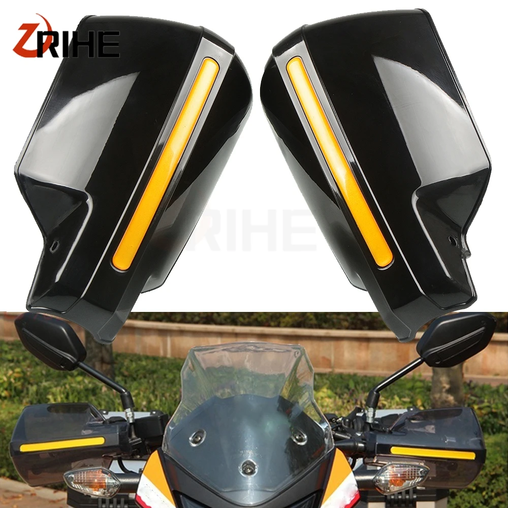 

Universal 22MM Motorcycle Handguards Handle Protector Hands Wind Guards Protection Cover For Kawasaki VERSYS 300X 650 650cc 1000