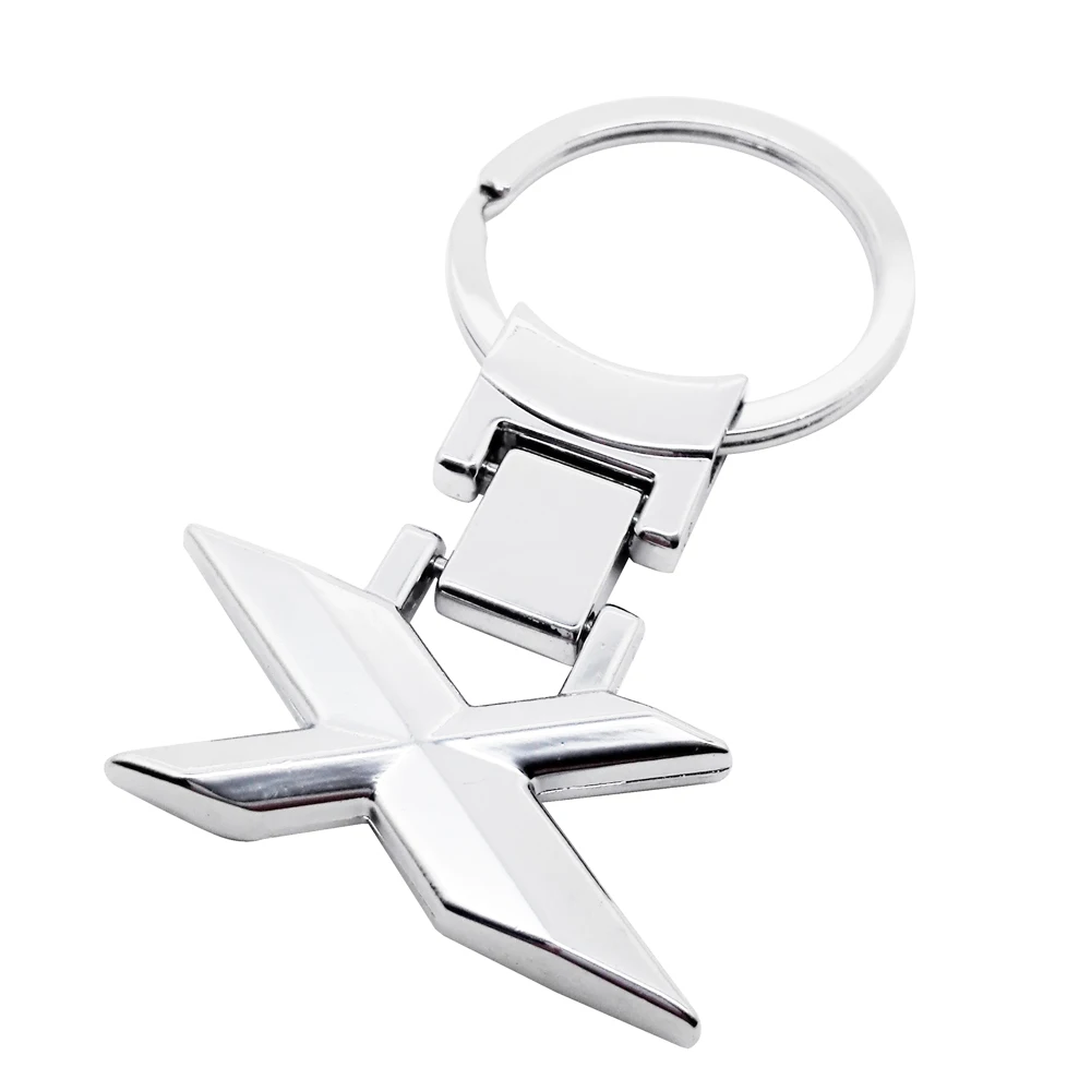 

Metal X Keychain Keyrings For BMW X1 X2 X3 X4 X5 X6 X7 X Series F25 F26 F15 F16 F85 F48 E83 E53 E70 E84 Key Chain Car Key Rings