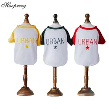 Милая футболка для отдыха, мягкая футболка для собаки, летняя одежда для щенка, собаки, кошки, одежда с городскими буквами, одежда для чихуахуа, 10A