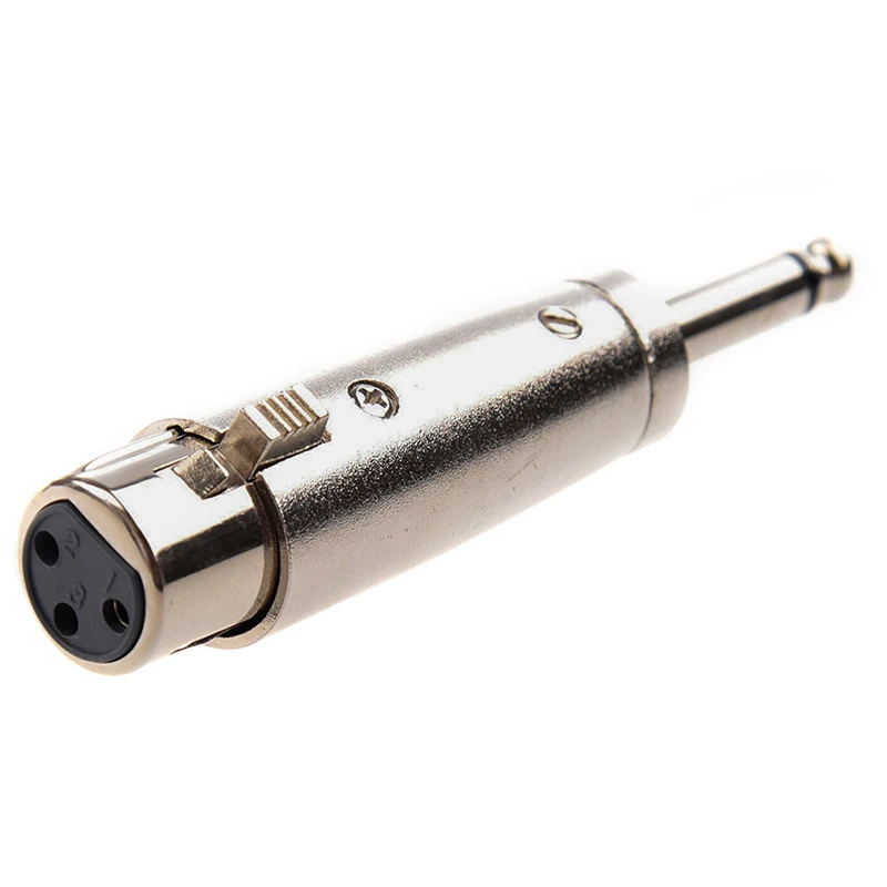 3Pin XLR гнездовой до 6 35 мм Мужской моно Джек свинцовый адаптер микрофон ЛИДЕР |