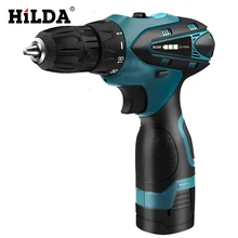 Cheap HILDA Electric Drill Cordless Screwdriver Lithium Battery Mini Drill Cordless Screwdriver Power Tools Cordless Drill Cheap HILDA Electric Drill Cordless Screwdriver Lithium Battery Mini Drill Cordless Screwdriver Power Tools Cordless Drill