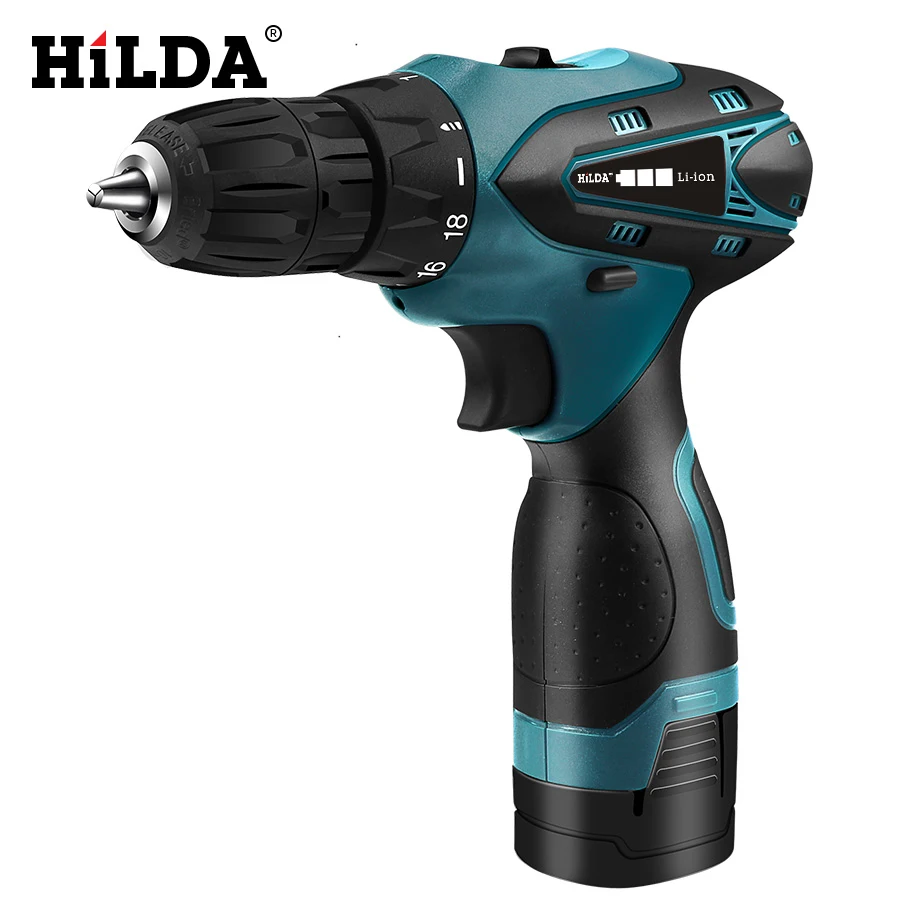 Koop Hilda Elektrische Boor Draadloze Schroevendraaier Lithium Batterij Mini Boor Draadloze Schroevendraaier Power Gereedschap Draadloze Boor