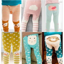 Baby Tights todler Boy Cartoon Girls Bear Cotton boy infant Kids Stockings Spring/Autumn Meias Children Tights baby Pantyhose