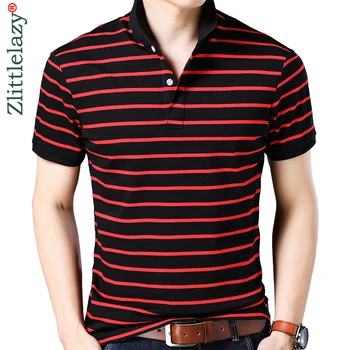 

2019 brand casual summer striped short sleeve polo shirt men poloshirt jersey luxury mens polos tee shirts dress fashions 41627