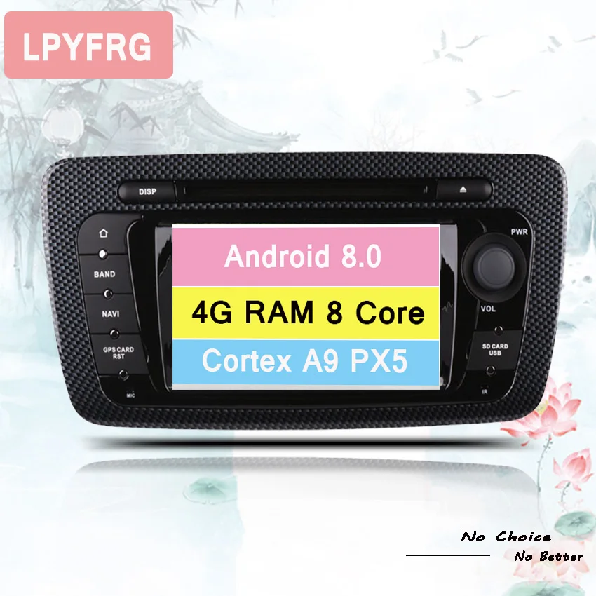 Clearance 2 Din 4+32G Android 9.0 Car DVD Player For Seat Ibiza 2009 2010 2011 2012 2013 with GPS Navigation Radio Steering Wheel Control 3