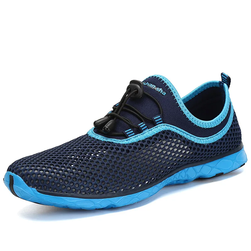 

Casual Shoes Men Summer Breathable Sneakers Men Outdoor Beach Shoes Couples Antiskid Flat Shoes Quick Dry Zapatillas Hombre