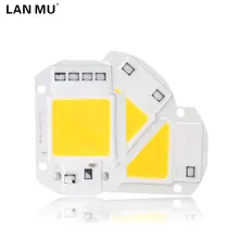 LAN MU LED COB Lamp Chip 10W 20W 30W 50W 220V 110V Input Smart IC Driver Fit For DIY LED Floodlight Spotlight