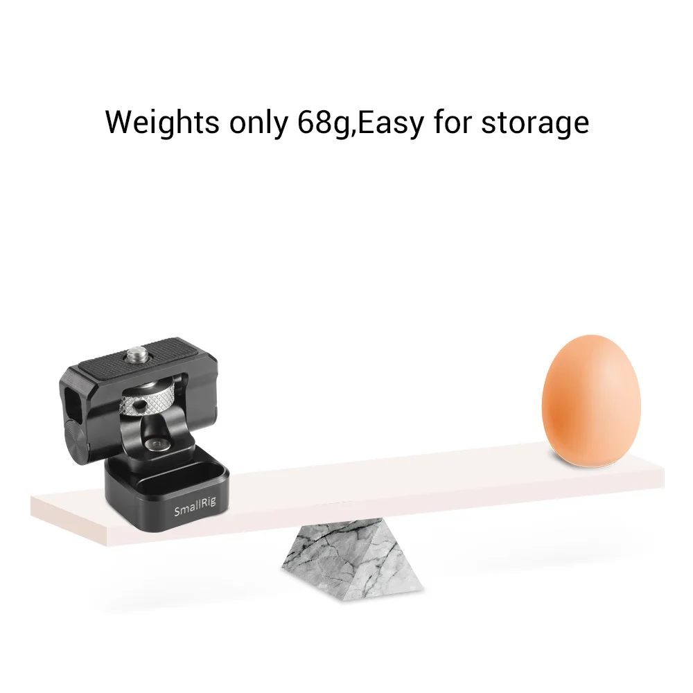 SmallRig Universal DSLR Camera EVF Holder Monitor Mount Swivel 360 degree & tilt 150 degree allow f
