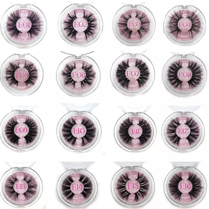 Mikiwi Comprimento Fluffy Mink Cílios Vison 100 Pairs Extra Grande Volumn Dramática Tira Grossa 25mm 3d 3 Beleza e saúde