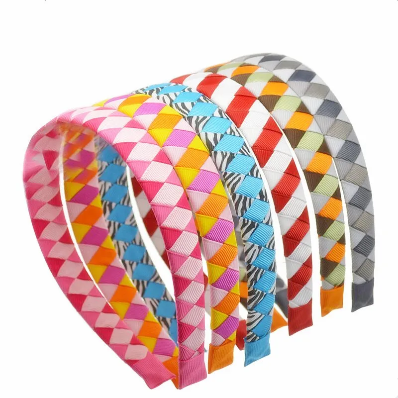 

100pcs DHL Free shipping 1.5CM Woven Headband School Headband from China