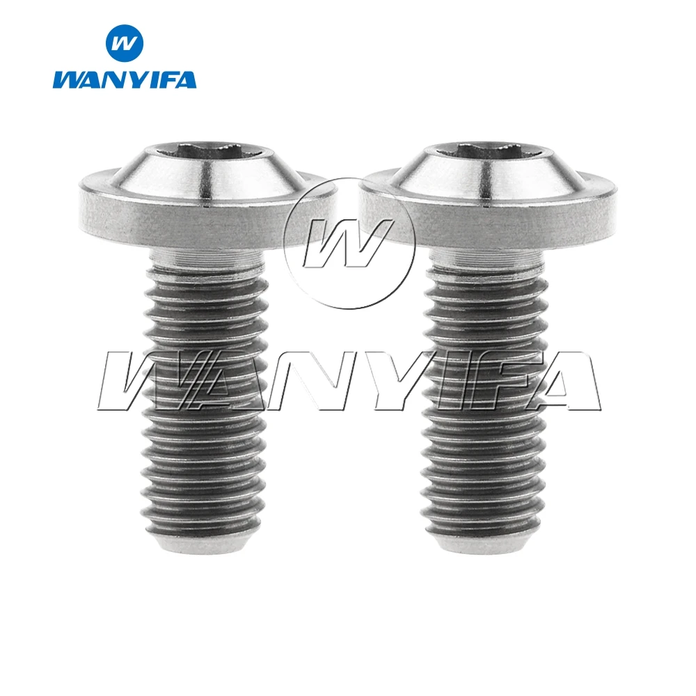 

Wanyifa Titanium Bolts M8x20mm M8x25mm T40 Torx Head Screws for Motorcycle Car 2Pcs